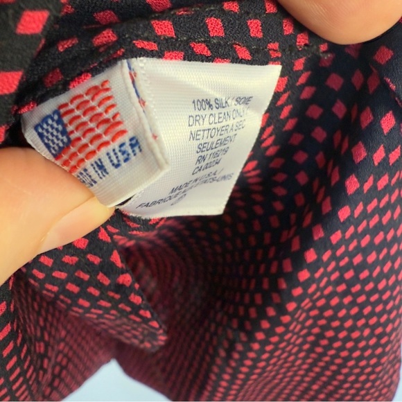 Steven Alan Harman Silk black & Red Dress Size: 2 - Picture 4 of 4